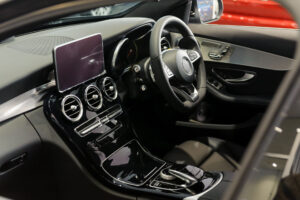 車のコックピット　高級車　外車